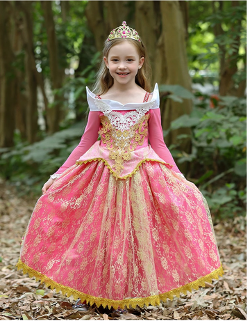 Fairytale-Inspired Pink Dress for Girls - Velvet Top & Tulle Skirt - MiniClosetCo