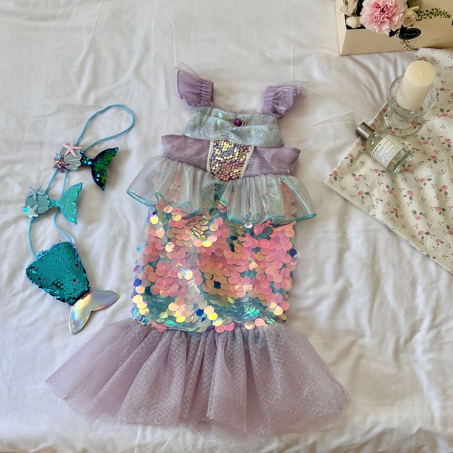 Sea Princess sparkling Mermaid Sequins dress - MiniClosetCo