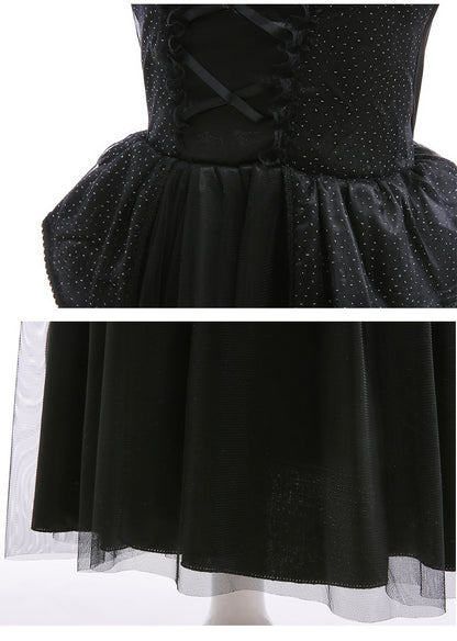 Black Dark Fairy Tulle Dress