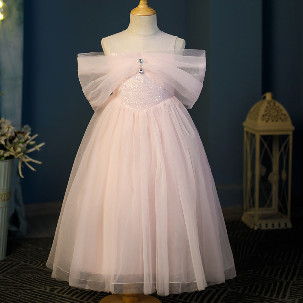 Blue/Pink  Tulle Princess Dress - MiniClosetCo