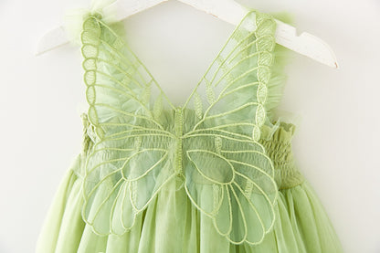 Sleeveless Butterfly Tulle Dresses - MiniClosetCo