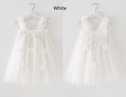 Sleeveless Butterfly Tulle Dresses - MiniClosetCo