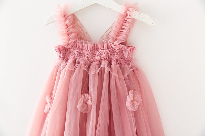 Sleeveless Butterfly Tulle Dresses - MiniClosetCo