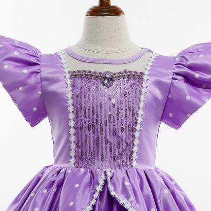 Purple Princess Dress  Costume - MiniClosetCo