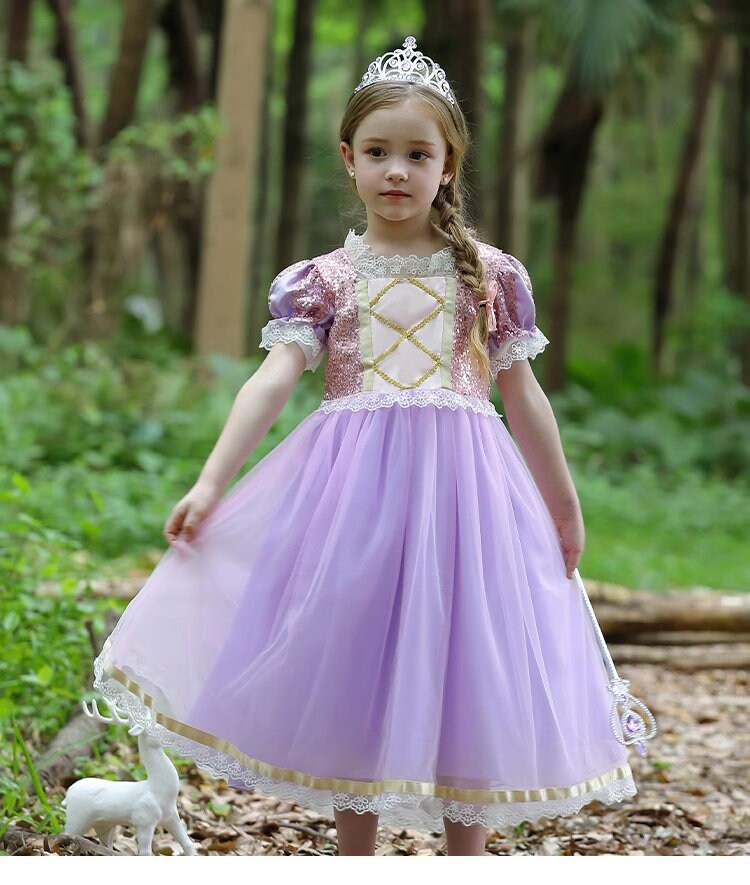 Purple Princess  Dress - MiniClosetCo