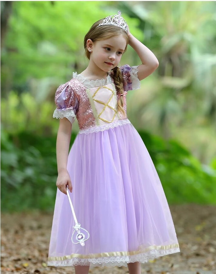 Purple Princess  Dress - MiniClosetCo