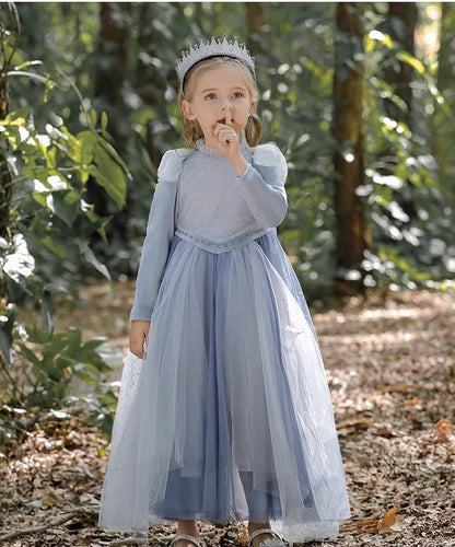 Long/Short Sleeves Sparkling Princess Dress with Fairy Dust Skirt - MiniClosetCo